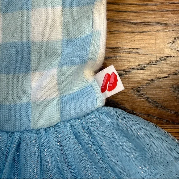 The Wizard of Oz Blue and White Checkered Dorothy Dress with Tulle Skirt 18 Mths - Picture 5 of 13